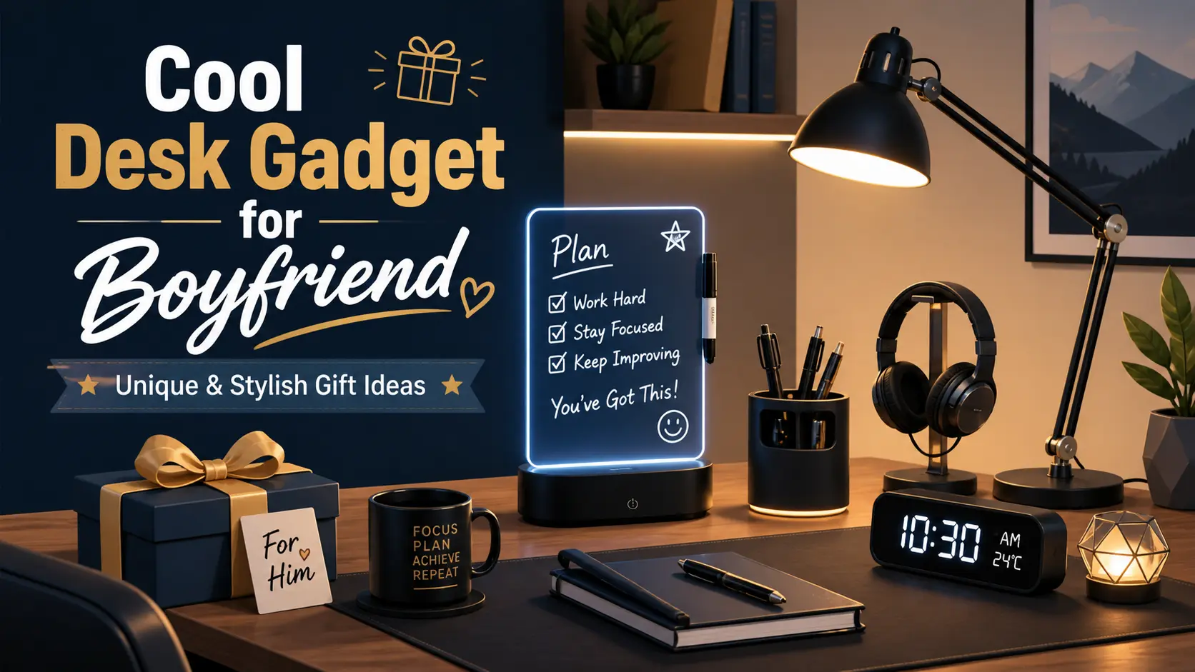 Cool Desk Gadget for Boyfriend (2026) | Unique Desk Gift Ideas for Him